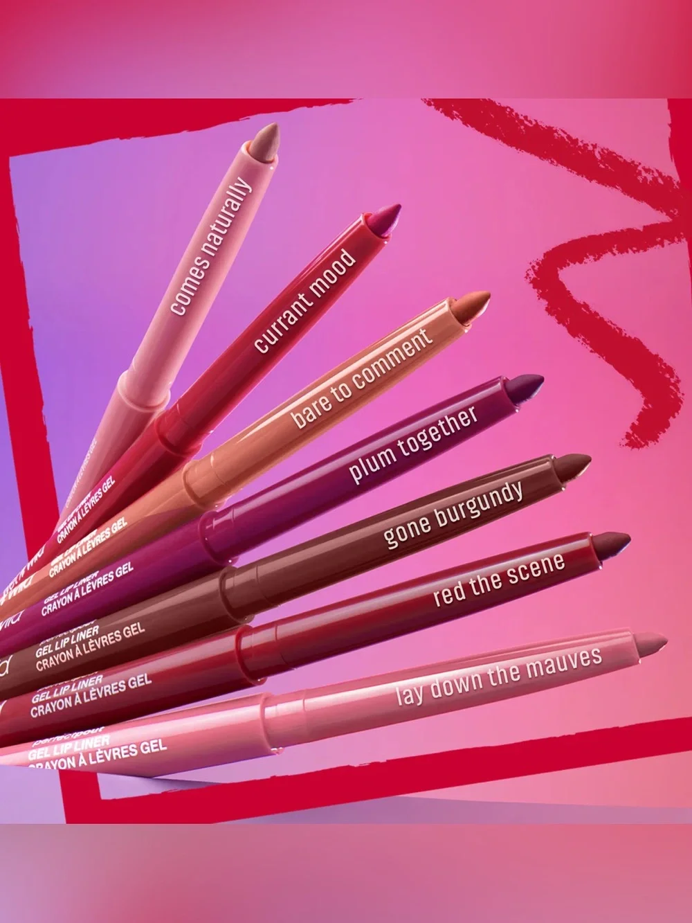 Wet N Wild Perfect Pout Gel Lip Liner - Lay Down the Mauves, NEW - Picture 4 of 11